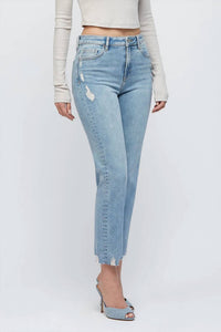 Hidden - Tracey Cropped Straight Jeans