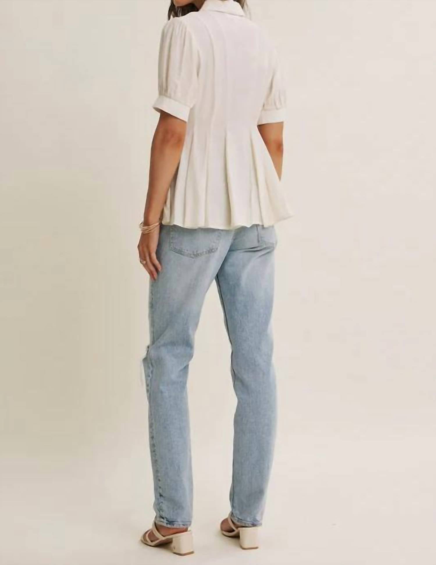 In February - Katie Button-down Top