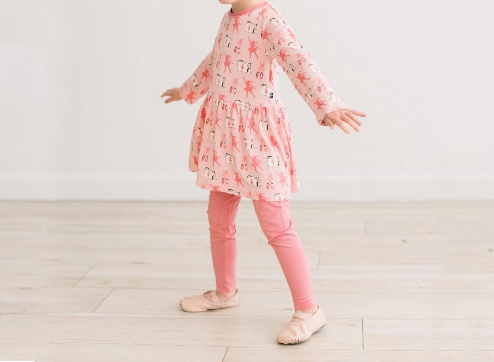 Kickee - Girls' Long Sleeve Playtime Outfit Set