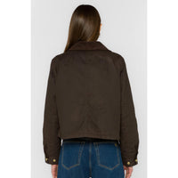 Velvet Heart Naven Timber Jacket in brown - women's jacket - alternate view