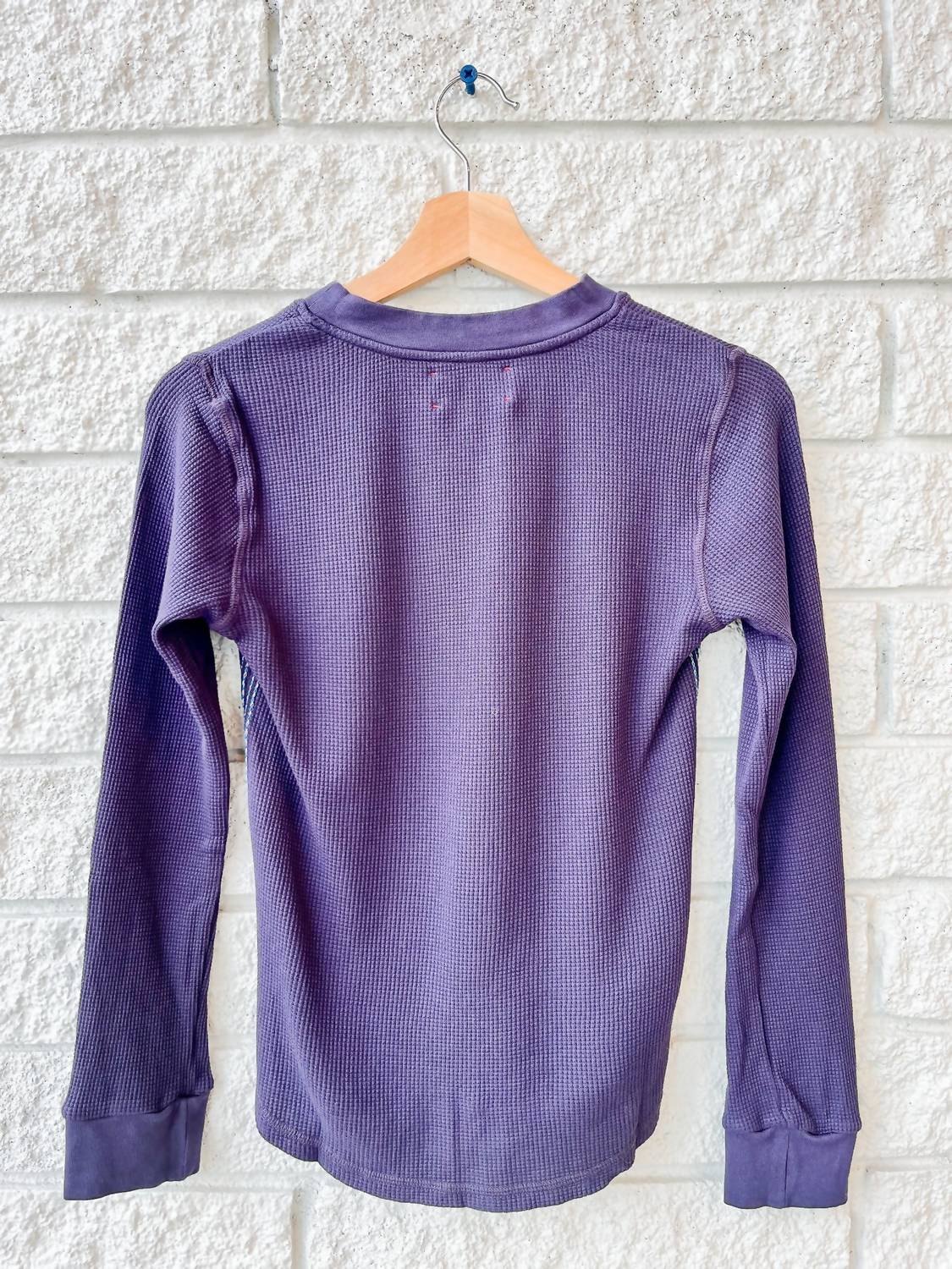 XIRENA Theo Long Sleeve Top in grey smoke - women's long sleeve top - alternate view