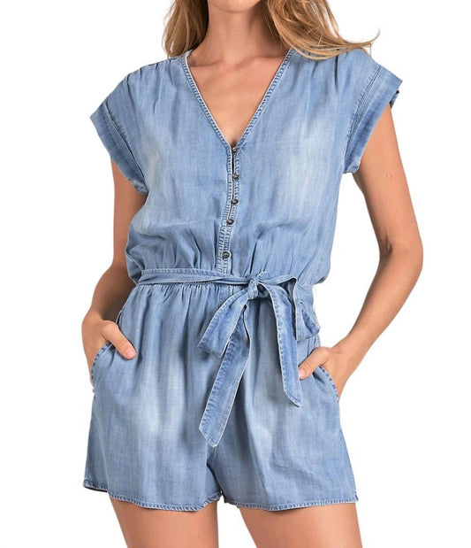 Elan - V-NECK ROMPER