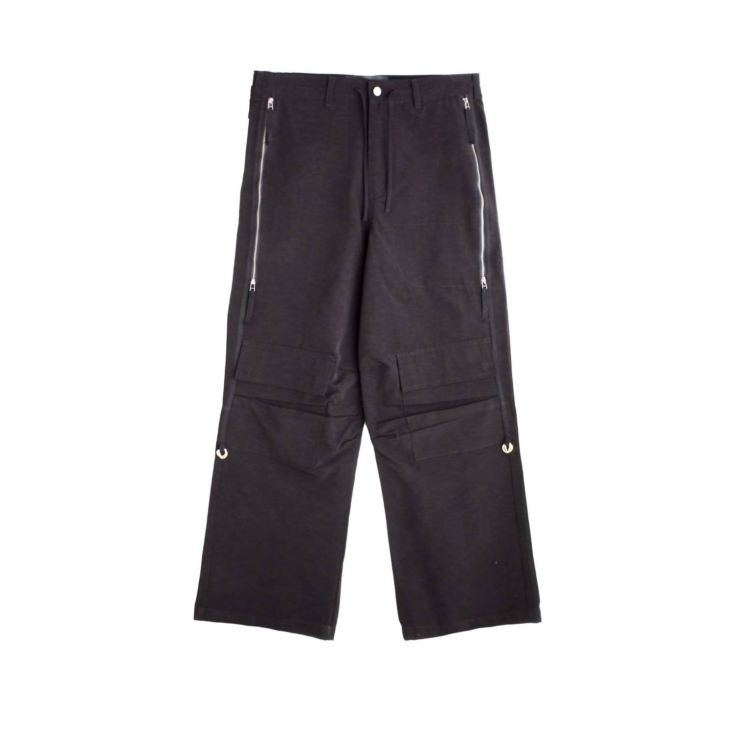 JUNGLES Stash Cargo Pant in black - men's pants - detail view