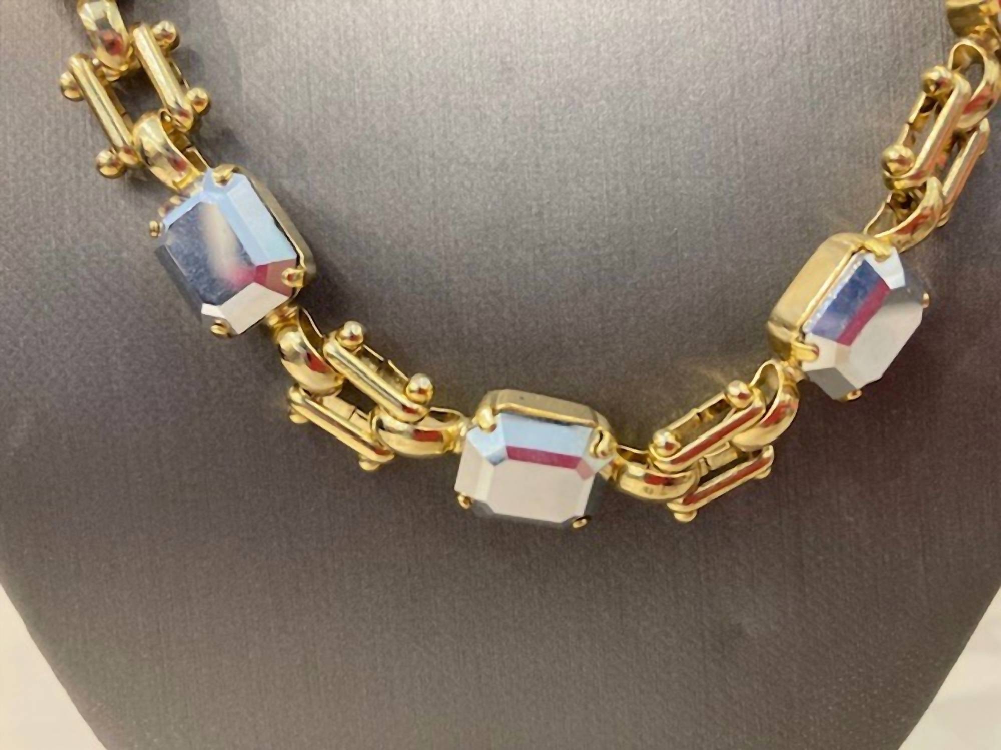 Tova - Blaire Crystal with Links Necklace