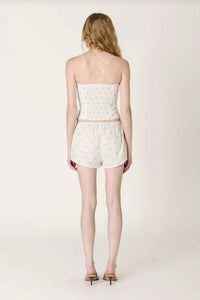 Nia - Esperanza Strapless Polka Dot Top
