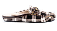 Martin Dingman Men's Cozy Slide in black white - men's loafer - view 5