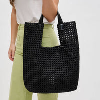 Sol And Selene - Women's Zenith Hand Woven Knot Tote Bag