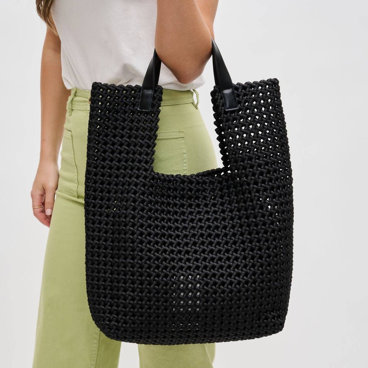 Sol And Selene - Women's Zenith Hand Woven Knot Tote Bag