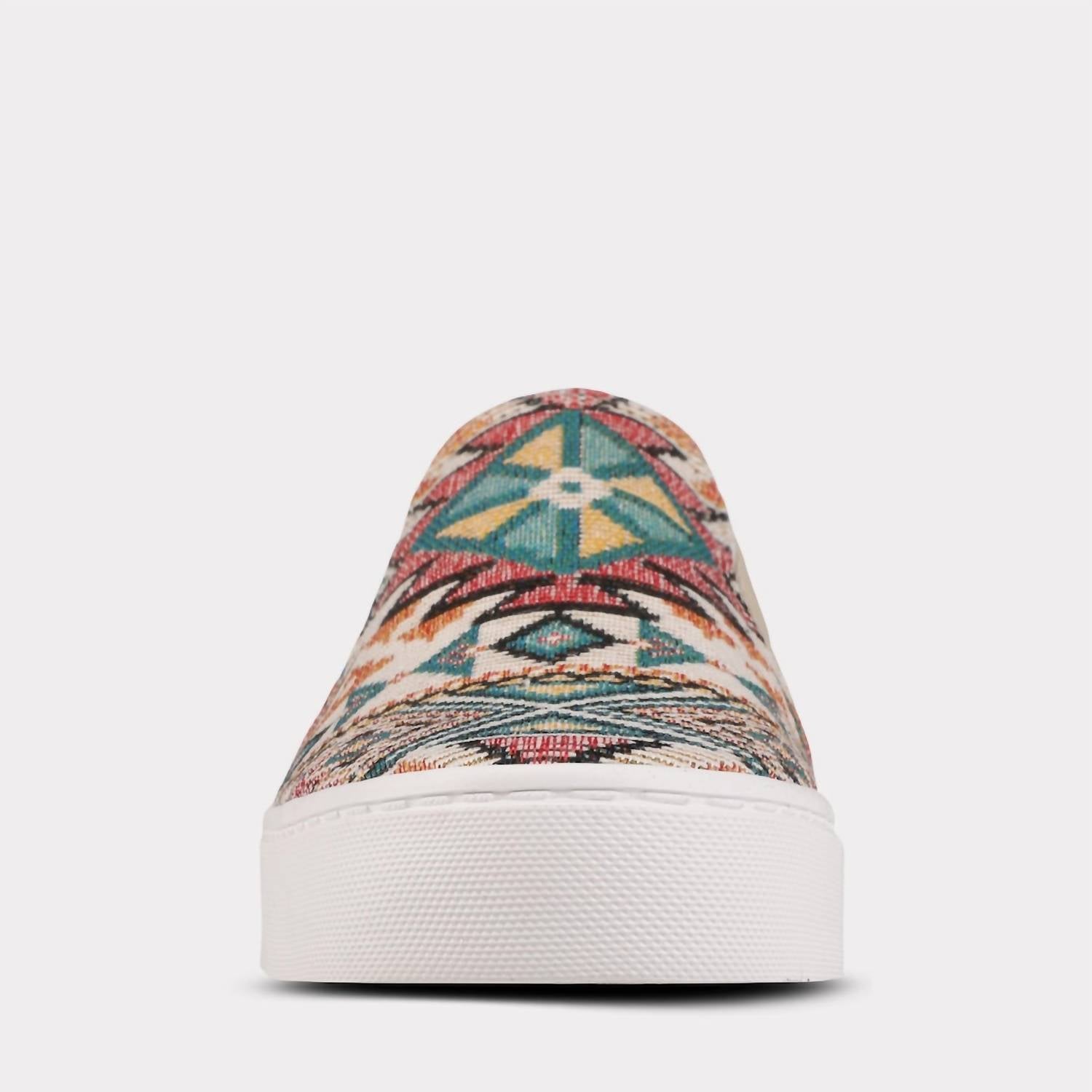 Mykos Women's Pipers Slip-on Shoe in taupe multi - women's sneaker - alternate view