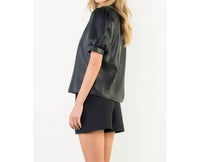 Thml - Puff Sleeve Leather Top