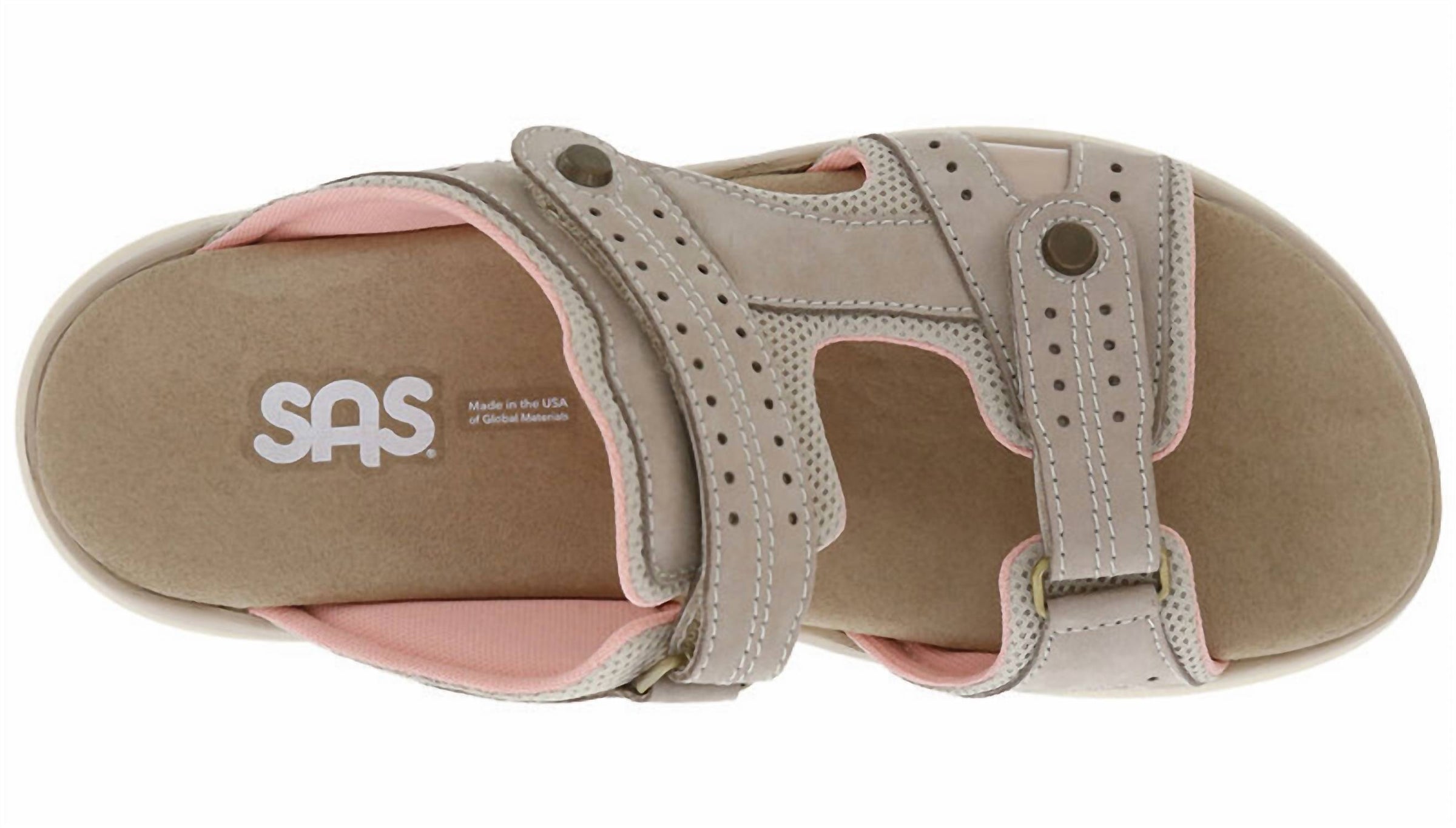 SAS Women's Embark Slide Sandal in taupe pink - women's sandal - alternate view