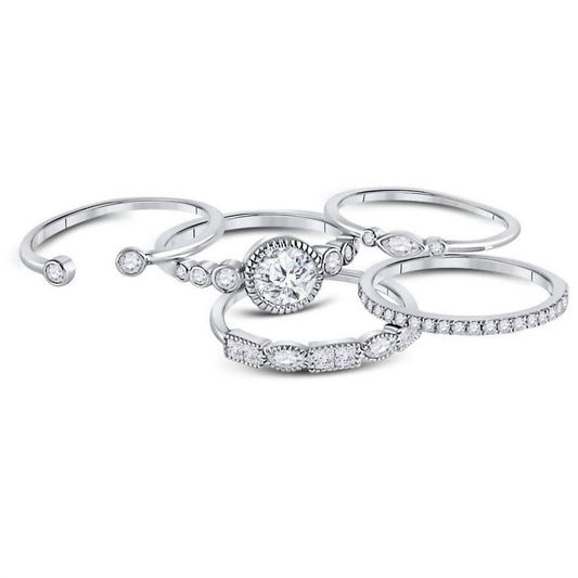 Allyanna Gifts - Women's Melina Stacking Ring Set