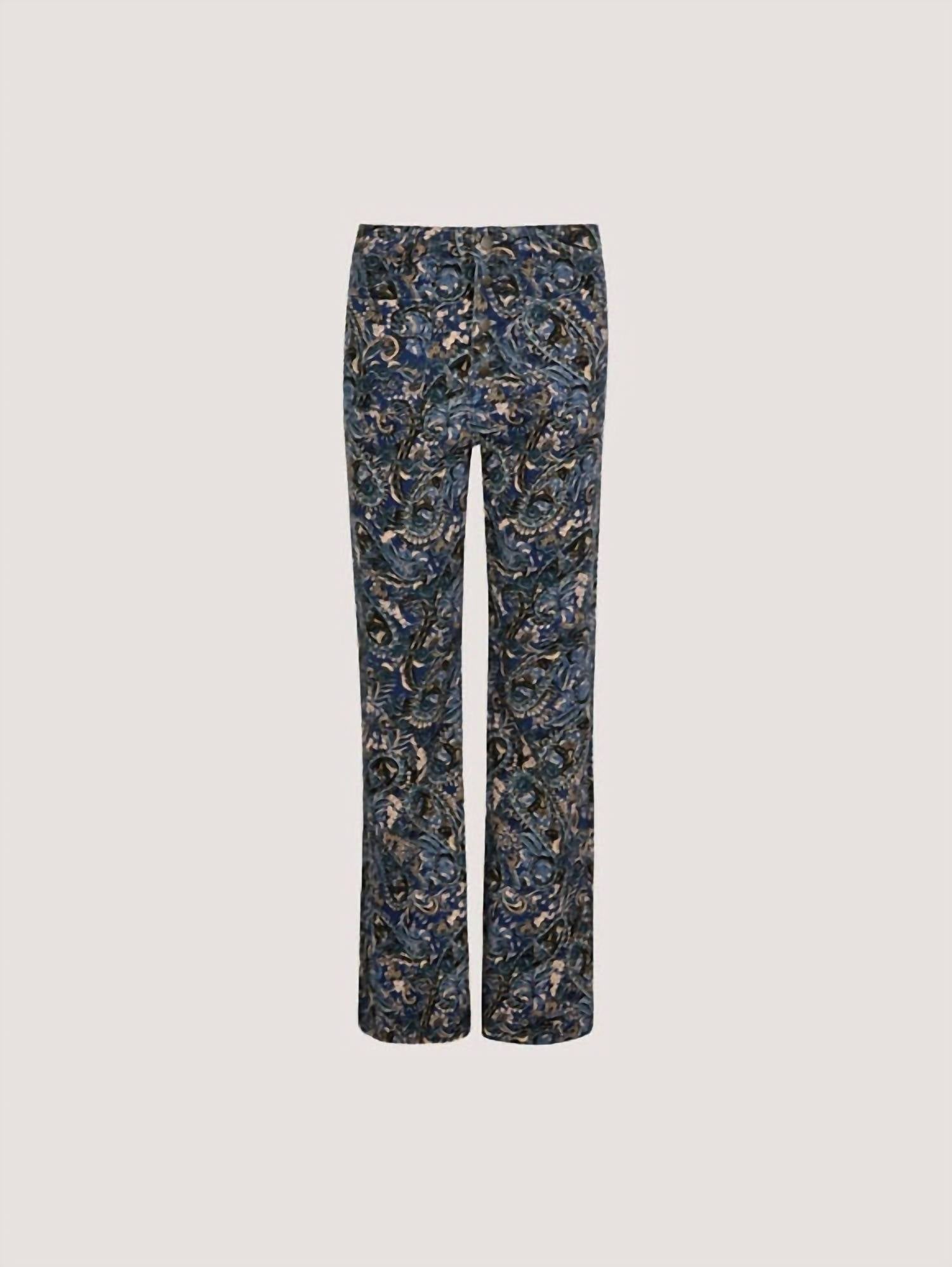 Apricot - Paisley Print Flare Pants