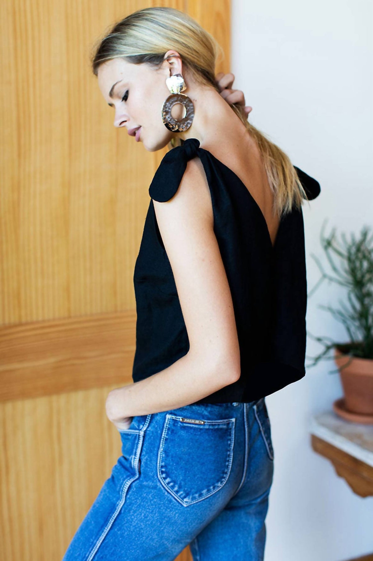 Emerson Fry - TIE SHOULDER MOD TOP