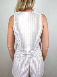 Lilla P - Sleeveless Zip Top