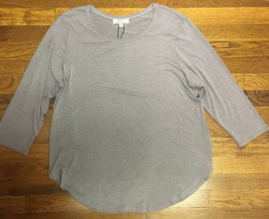 Rounded Long Sleeve Top