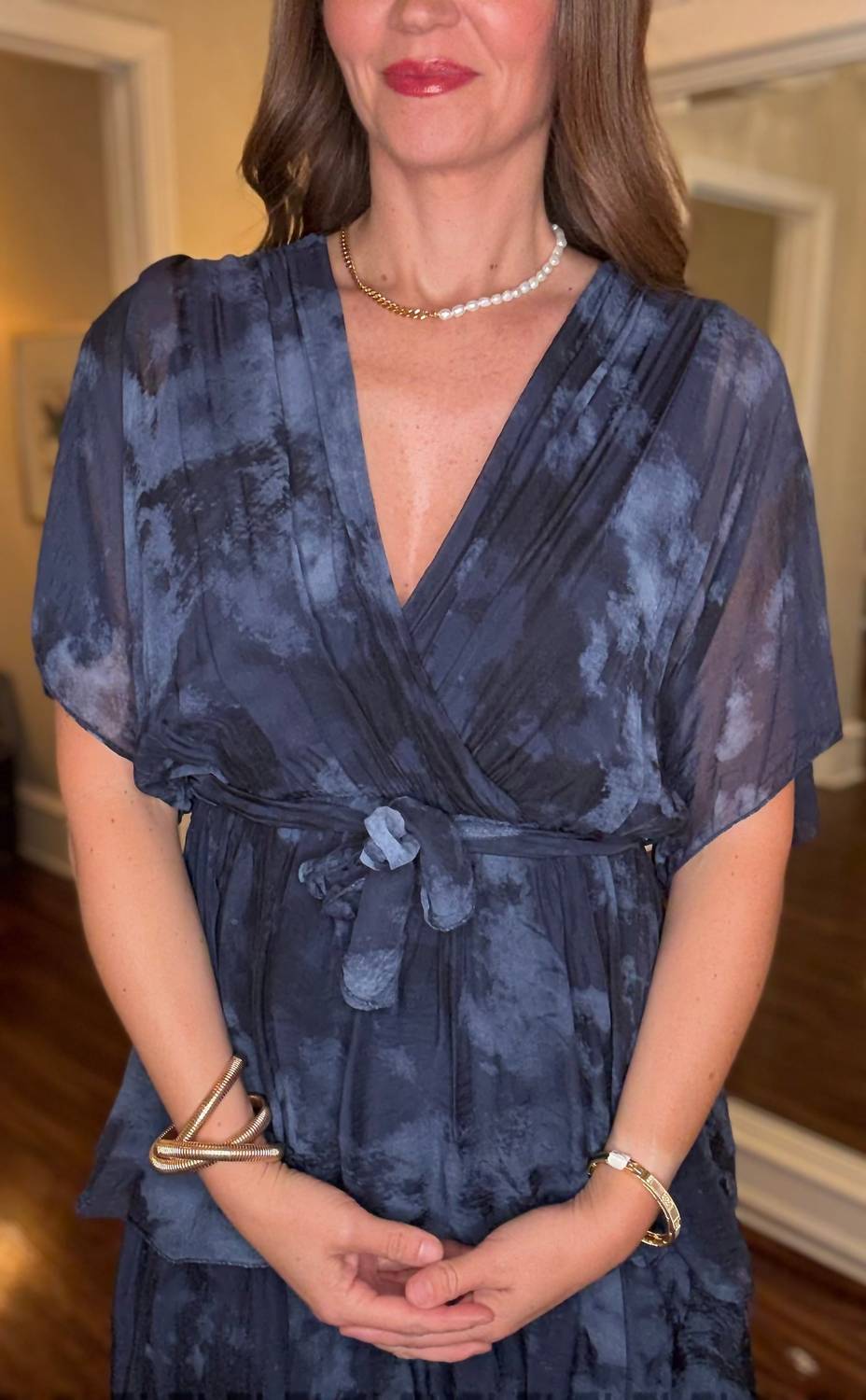 Look Mode Usa - Layered Silk Dress