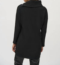Joseph Ribkoff - Hi-low Mock Neck Long Sleeve Top