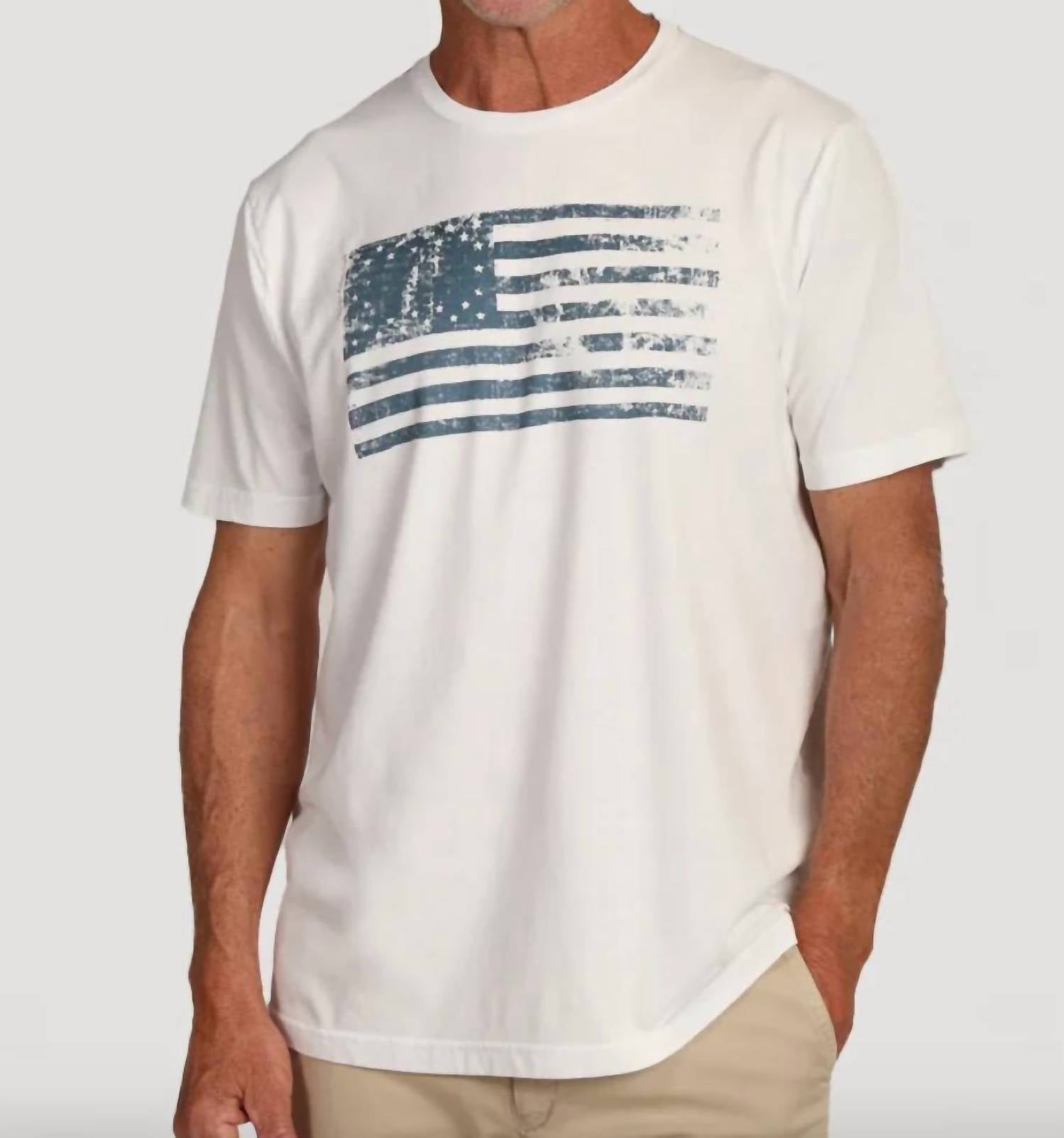 True Grit - Short Sleeve Raw Edge Crew Tee