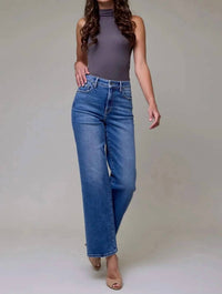 Hidden - Ella Classic High Wait Straight Leg Jeans