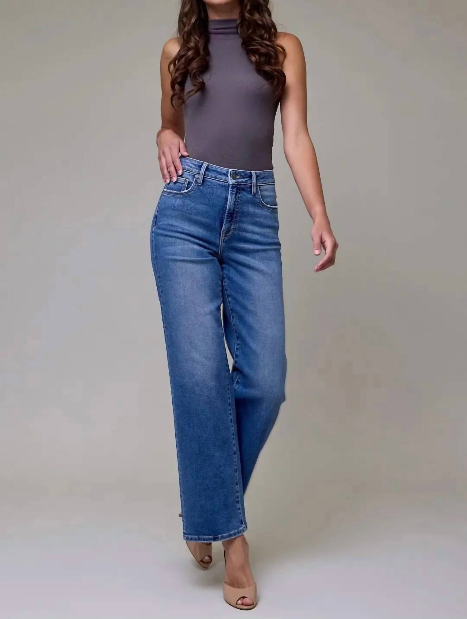 Hidden - Ella Classic High Wait Straight Leg Jeans