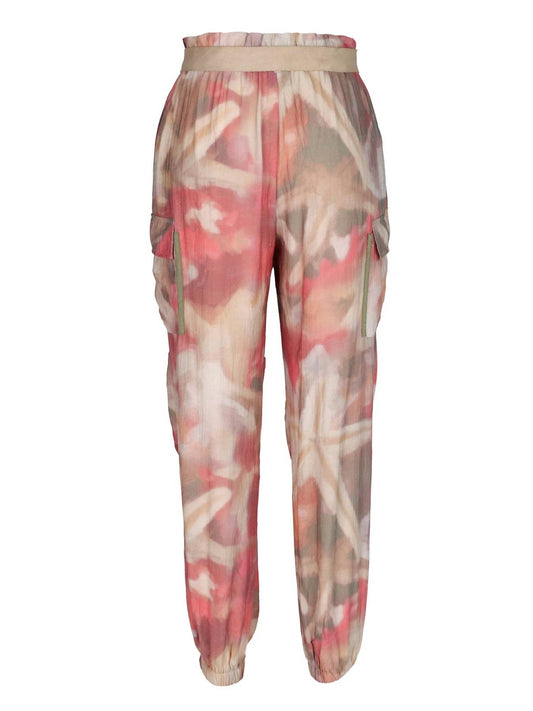 Nu Denmark - Abstract Print Cargo Pants