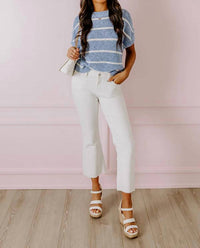 Just Usa - Bethany High Waist Ankle Flare Jeans
