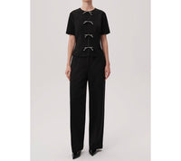 Exquise - Dove Short Sleeve Blouse