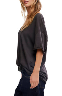 Free People - Nina V Neck Tee