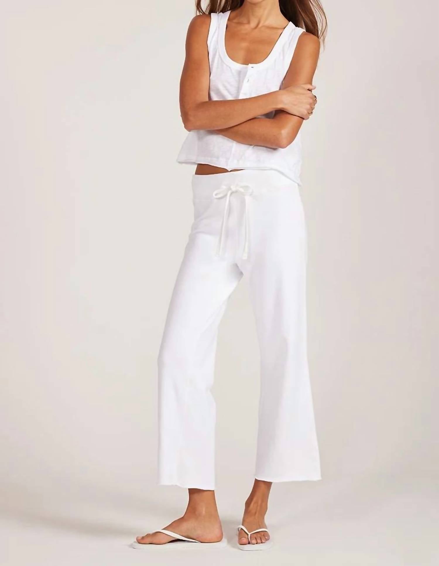 Bobi - Comfort Waist Crop Flare Pant