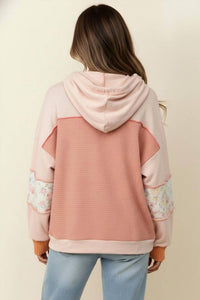 Haptics - Button Waffle Hooded Cardigan