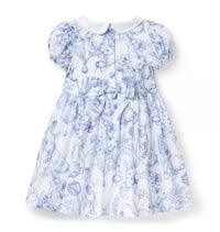 Janie And Jack - Girl's Toile Bunny Mini Dress