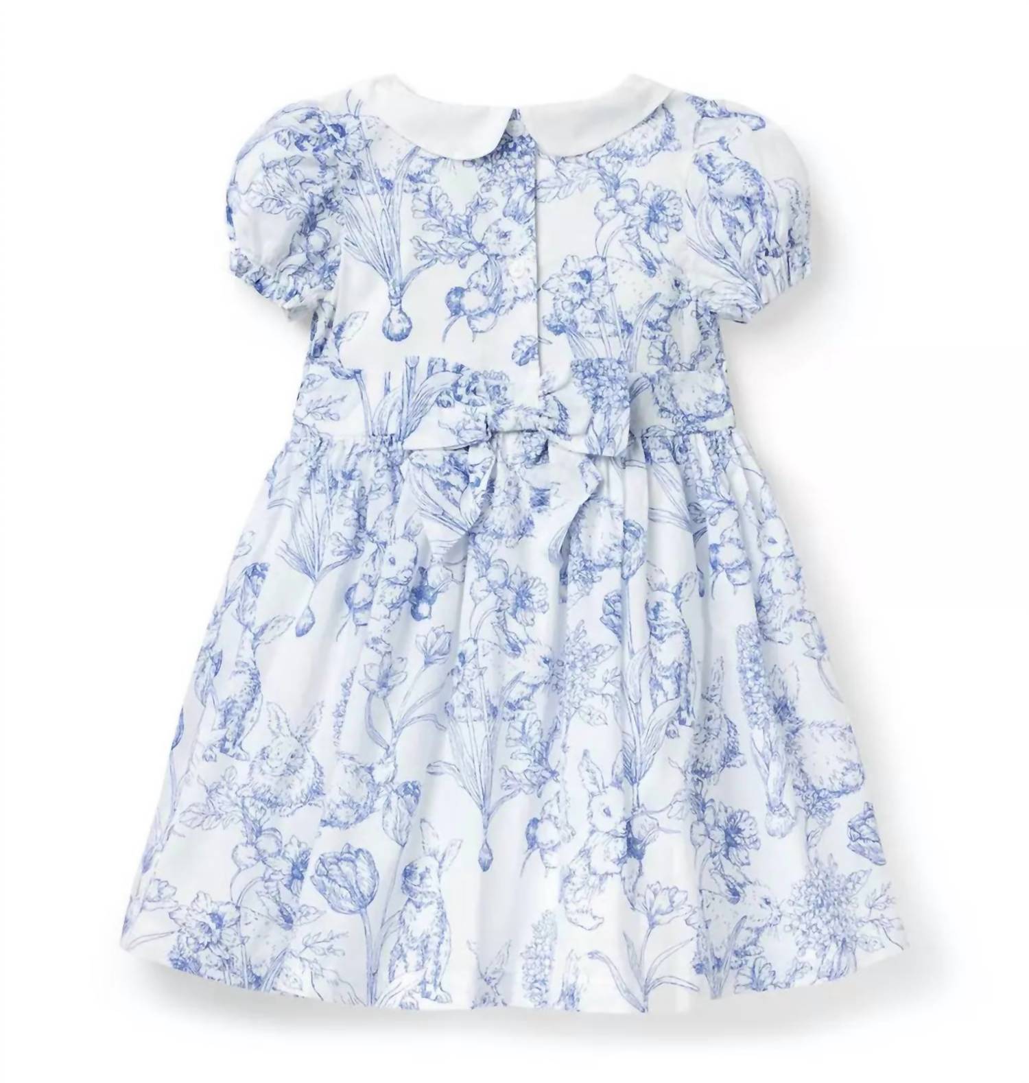 Janie And Jack - Girl's Toile Bunny Mini Dress