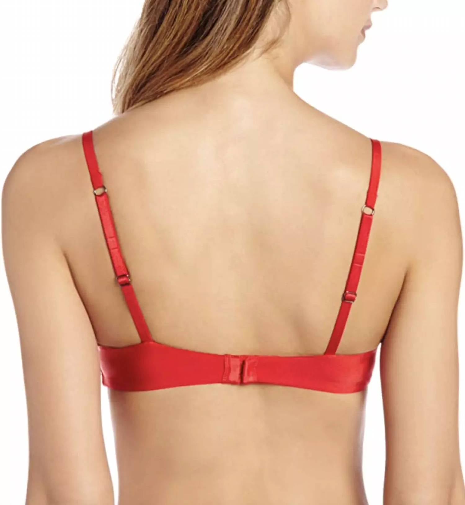 Felina - Black Bow Rumour Lace Overlay Plunge Push Up Bra