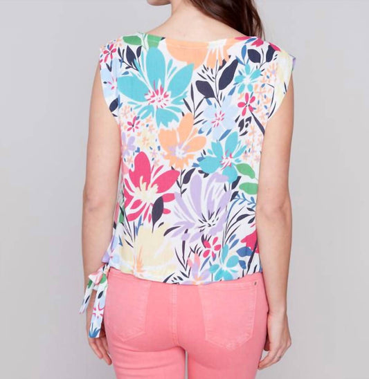 Charlie B - Blossom Round Neck Top