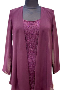 Magic Formals Moms - Women's Madelyn Dress With Flowy Jacket