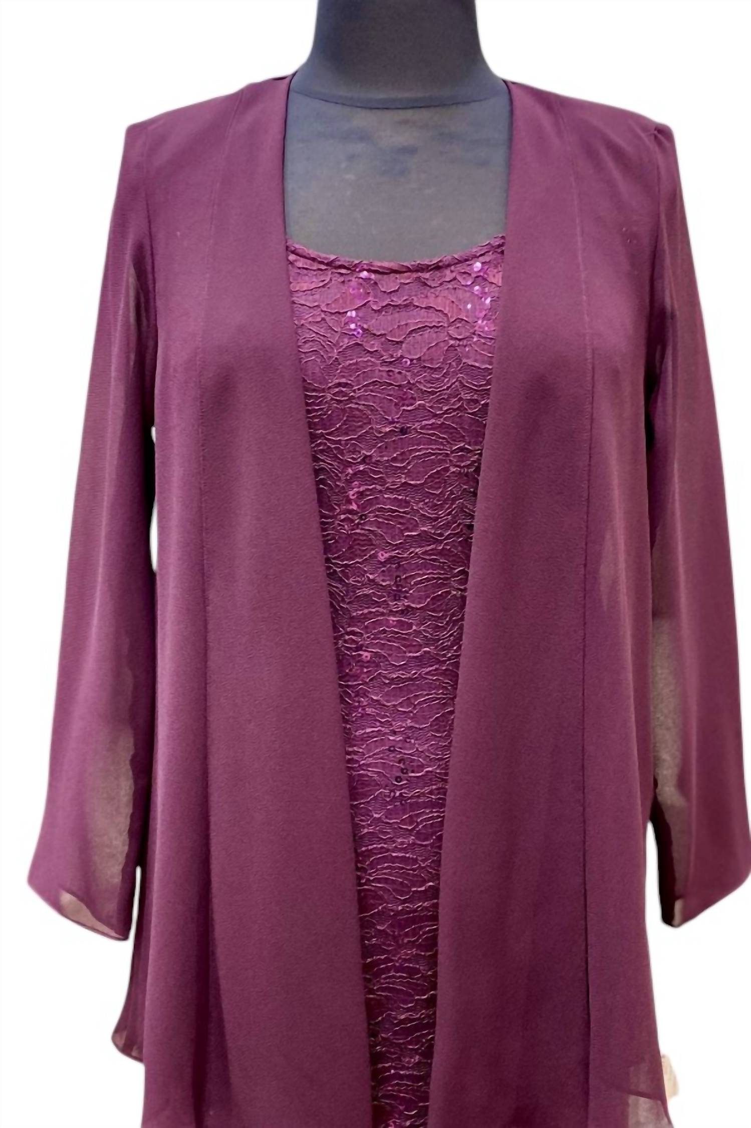 Magic Formals Moms - Women's Madelyn Dress With Flowy Jacket