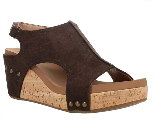 Corkys Footwear - Women's Faux Suede Carley Wedge