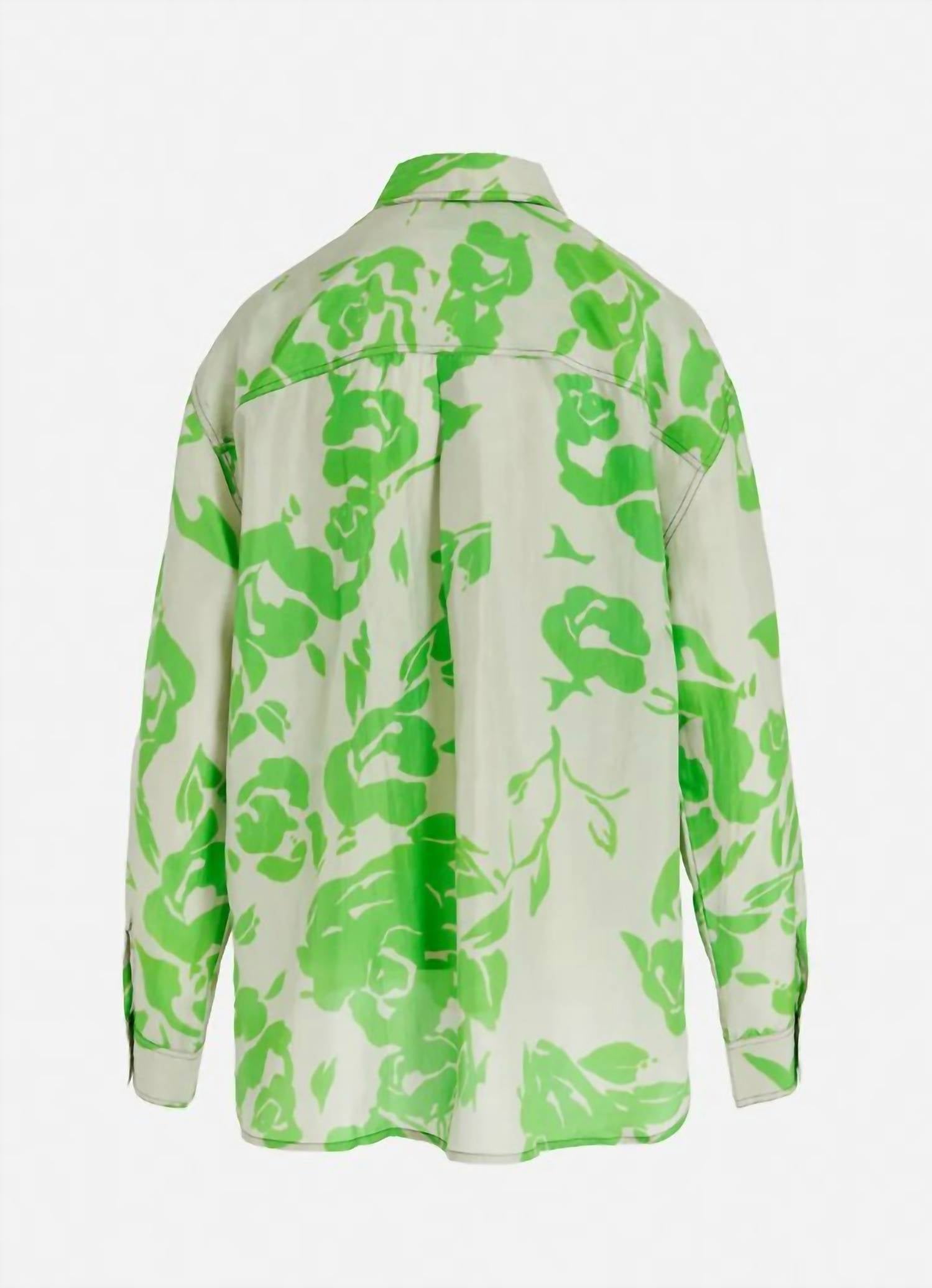 Essentiel Antwerp - Forgetmenot Silk Button Down Shirt