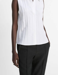 Vince - Boxy Sleeveless Button Down