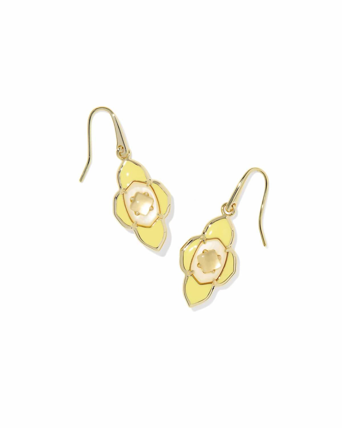 Kendra Scott - Women's Abbie Medallion Small Drop Earrings