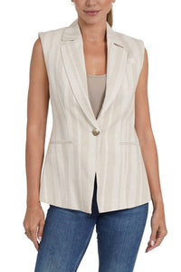Love Token - Cheryl Linen Blend Vest