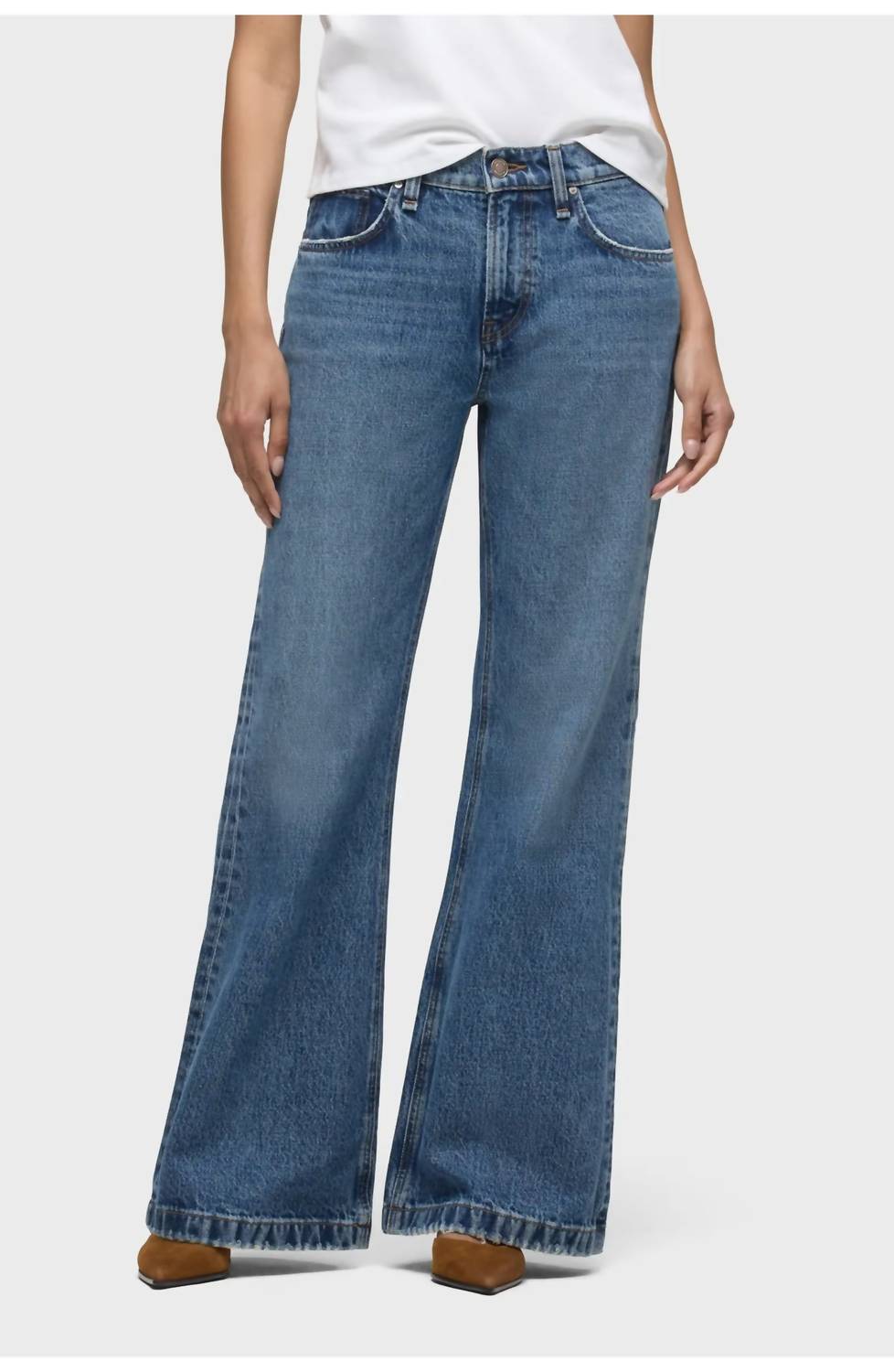 Hudson Rylee Low Rise Flare Jeans in spotlight 1 - women's jeans - detail view