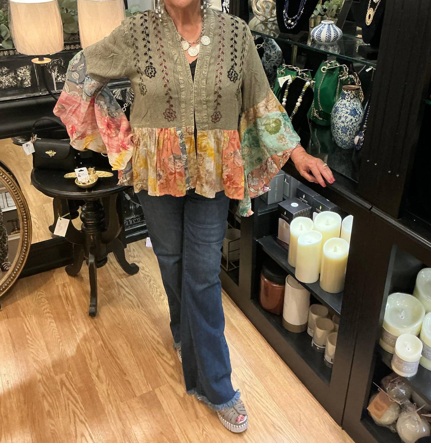 Young Threads - Women's Bohemian Rhapsody Kimono Blouse