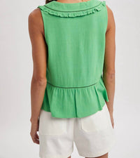 Wishlist - Callie Ruffle Collar Top