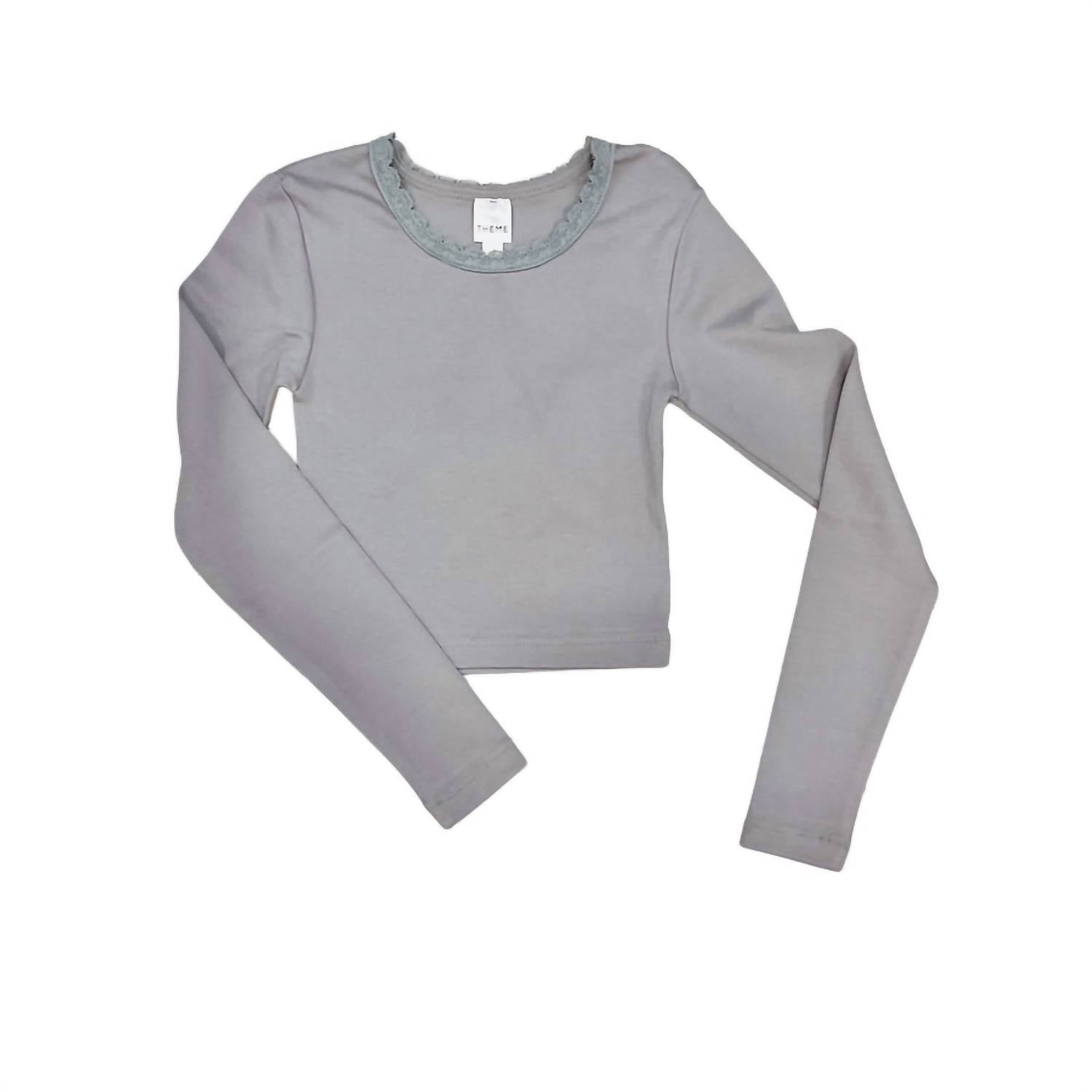 Theme - Lucy Long Sleeve Crop Top