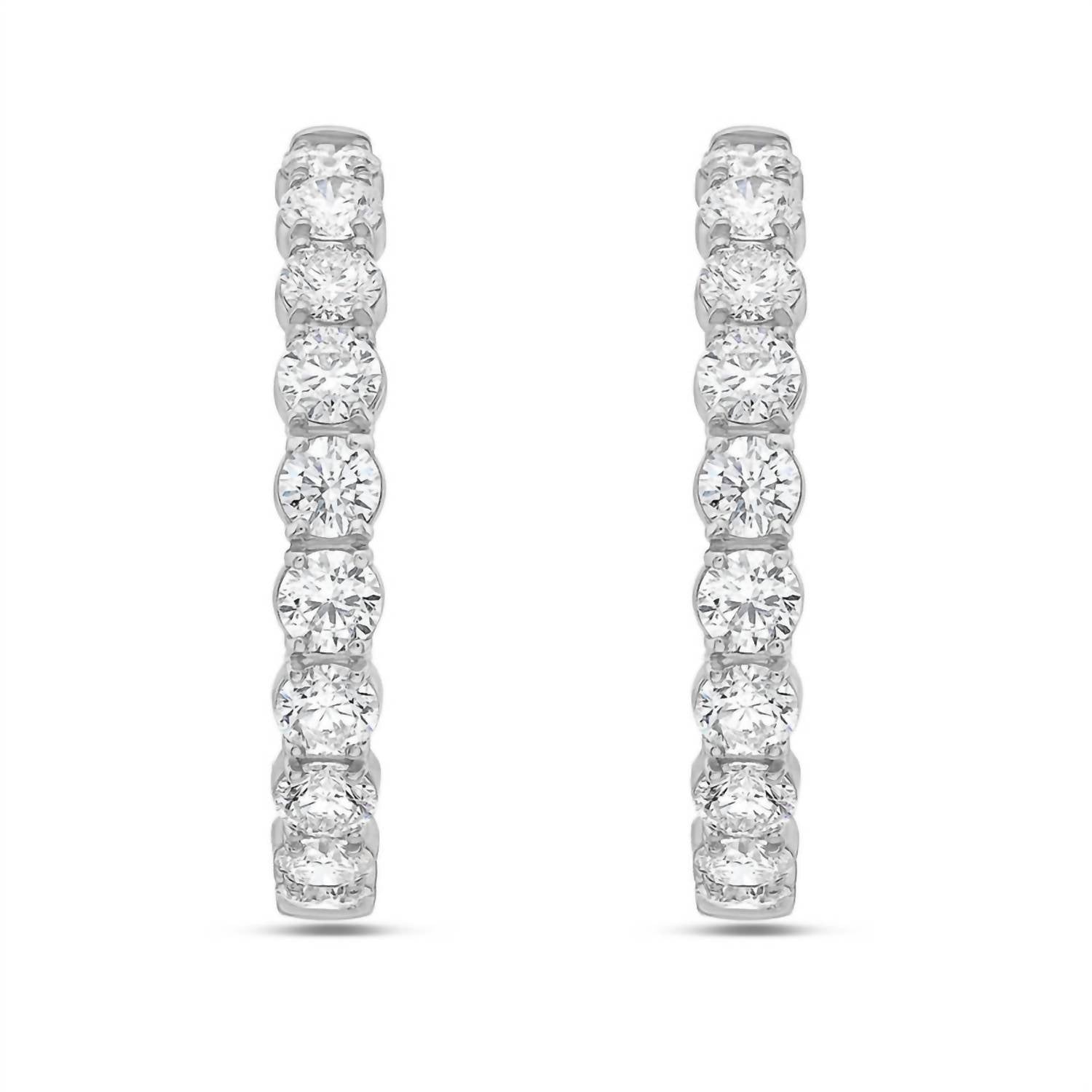 Diana M Jewels - Women's Majestic 14.10 Carat Diamond Stud Earrings