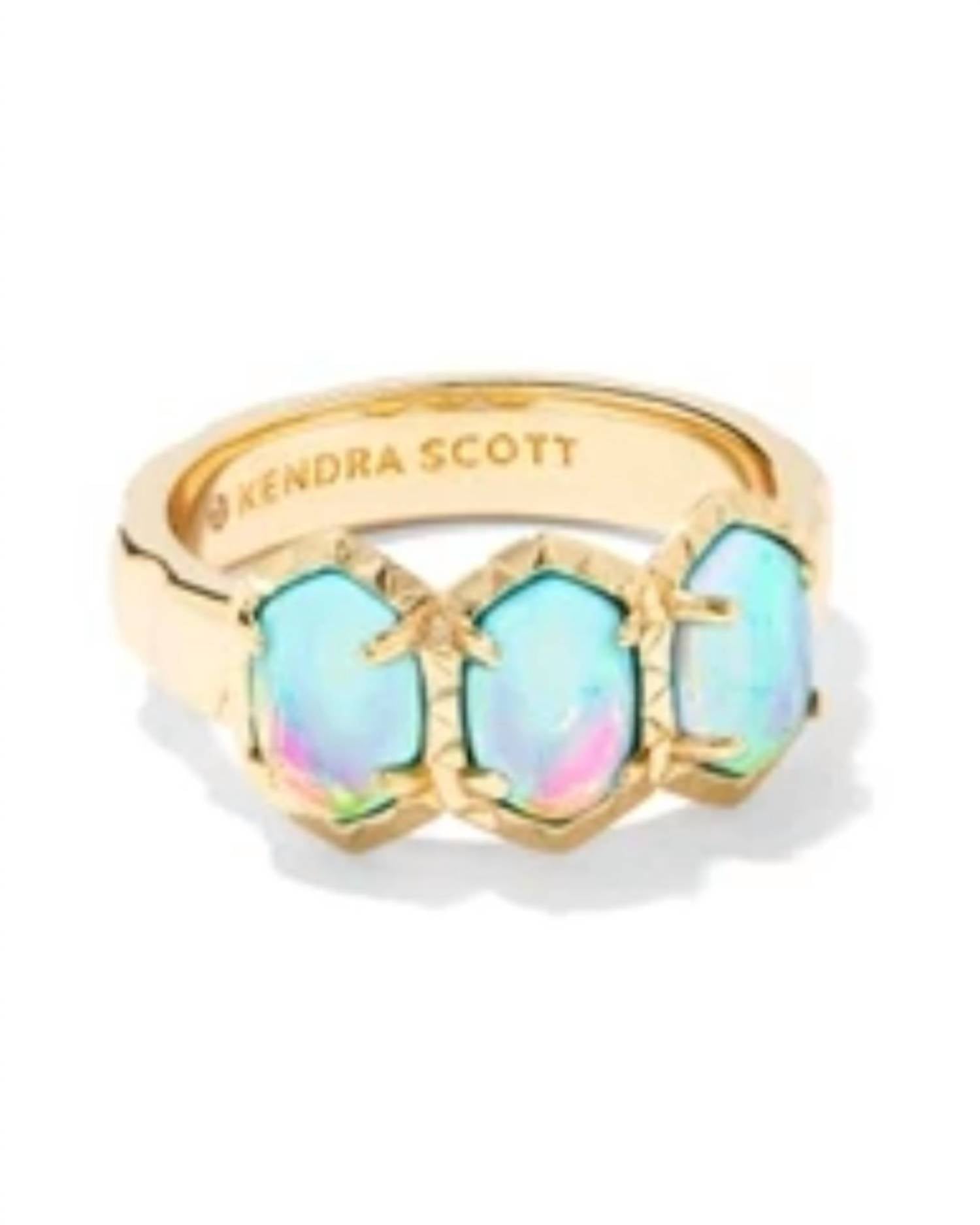 Kendra Scott - Women's Daphne Band Dichroic Glass Ring