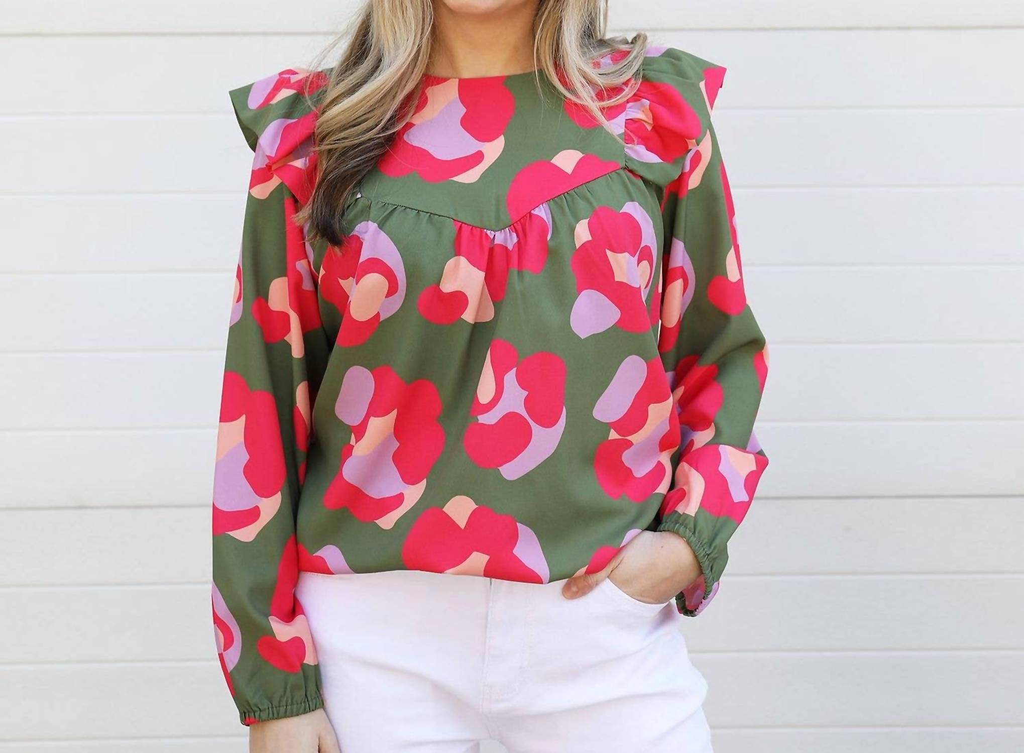 Michelle Mcdowell - Spot On Long Sleeves Top