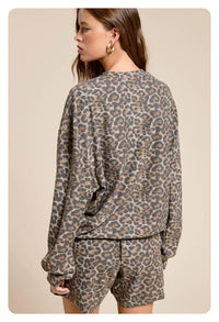 Zutter - Puff Brush Peace Off Graphic French Terry Pullover